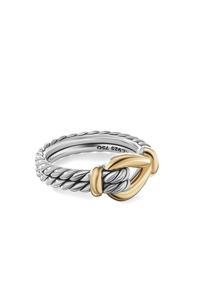 Thoroughbred Loop Ring with 18k Yellow Gold
